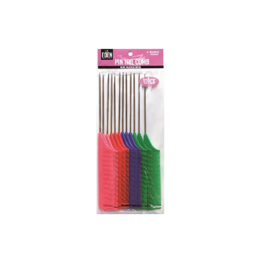Eden Metal Tail Comb (Bulk 12pcs)