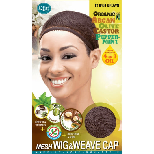 QFITT Close Top Mesh Wig & Weave Caps (Pack of 12)