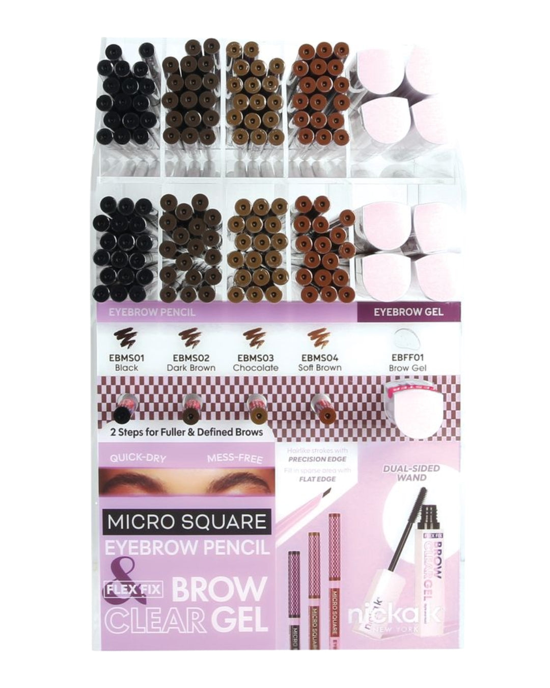 NK DISPLAY Brow Pencil & Brow Gel