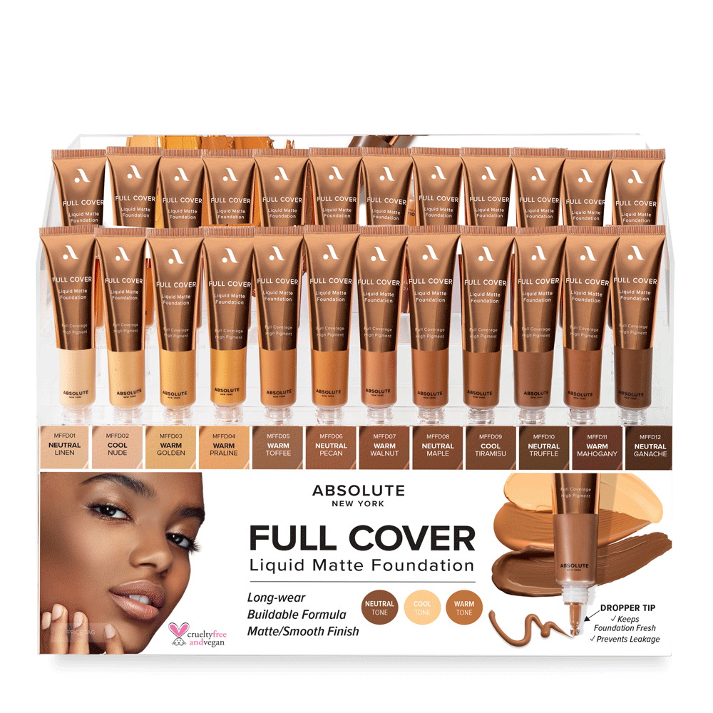 Full Cover Liquid Matte Foundation Set