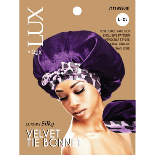Velvet Tie Bonnets XL
