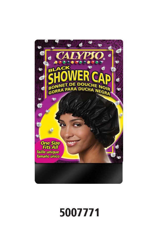 Calypso Shower Cap - Black (XL)