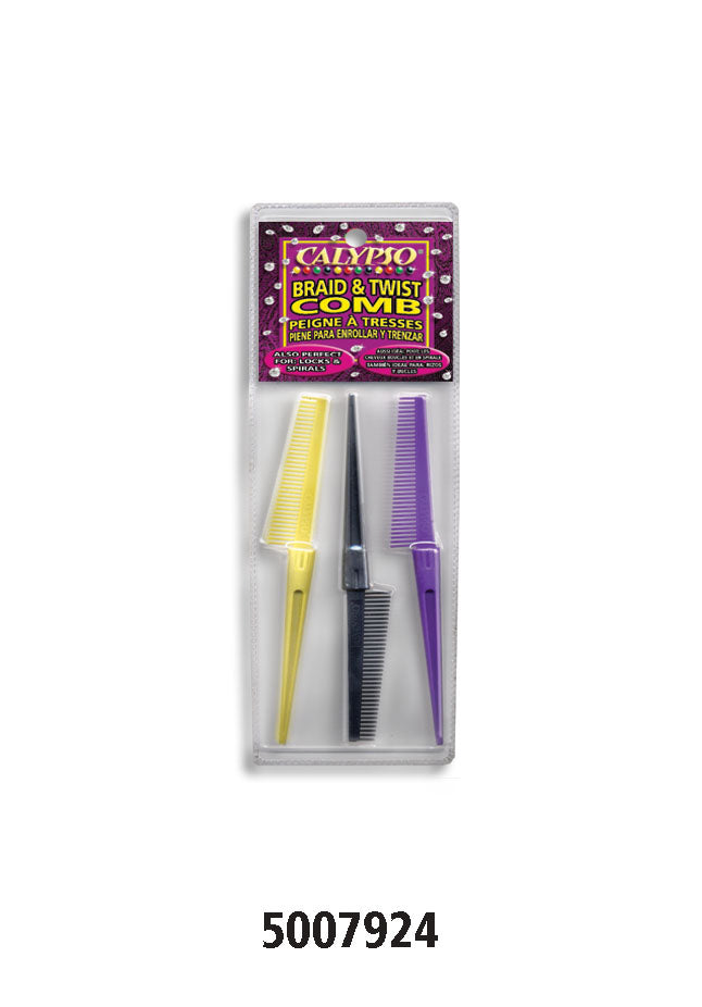 Calypso Braid & Twist Comb (3pcs)