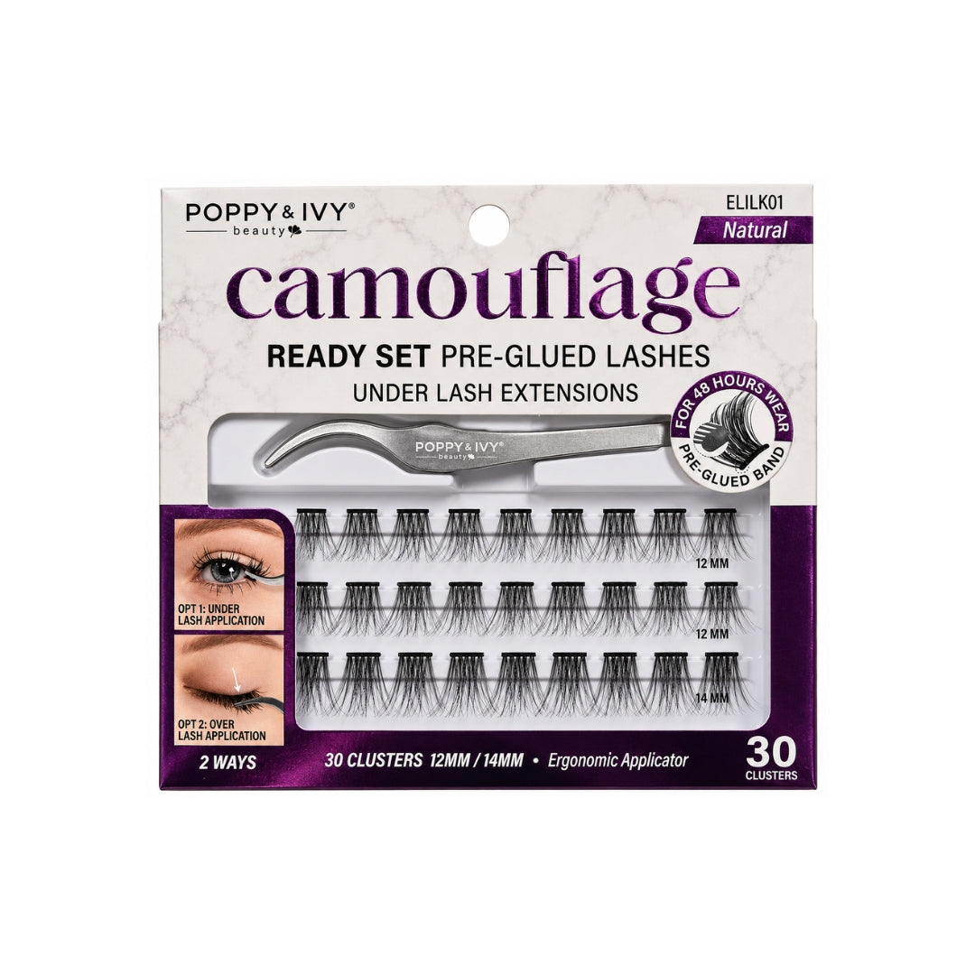 ABS Camouflage Pre-Glued Lashes (3pcs)