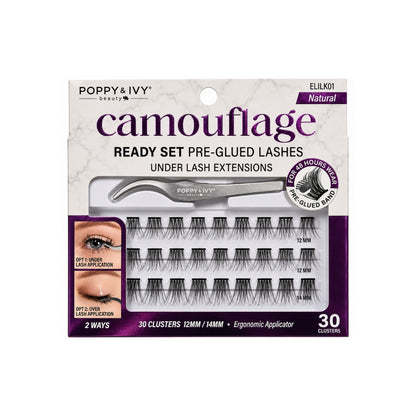 ABS Camouflage Pre-Glued Lashes (3pcs)