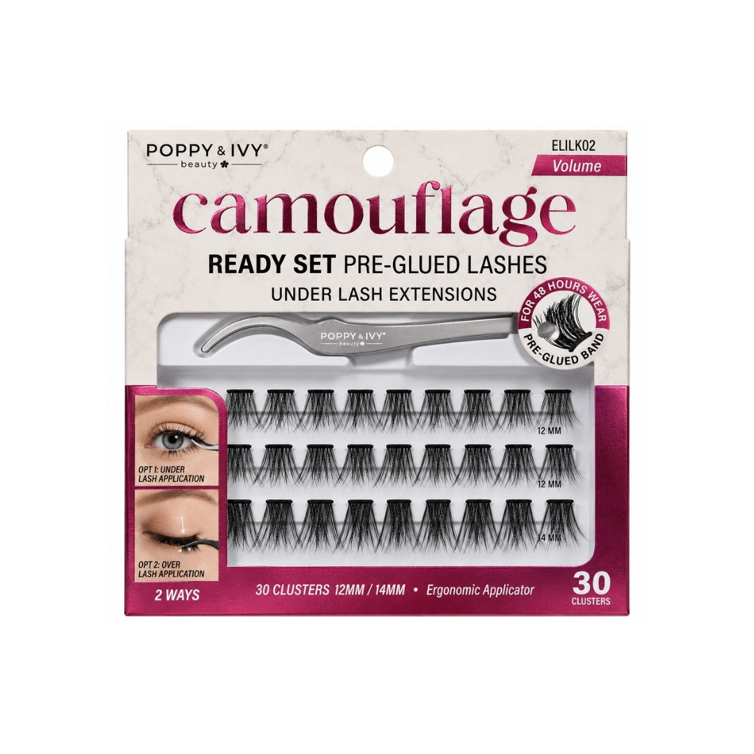 ABS Camouflage Pre-Glued Lashes (3pcs)