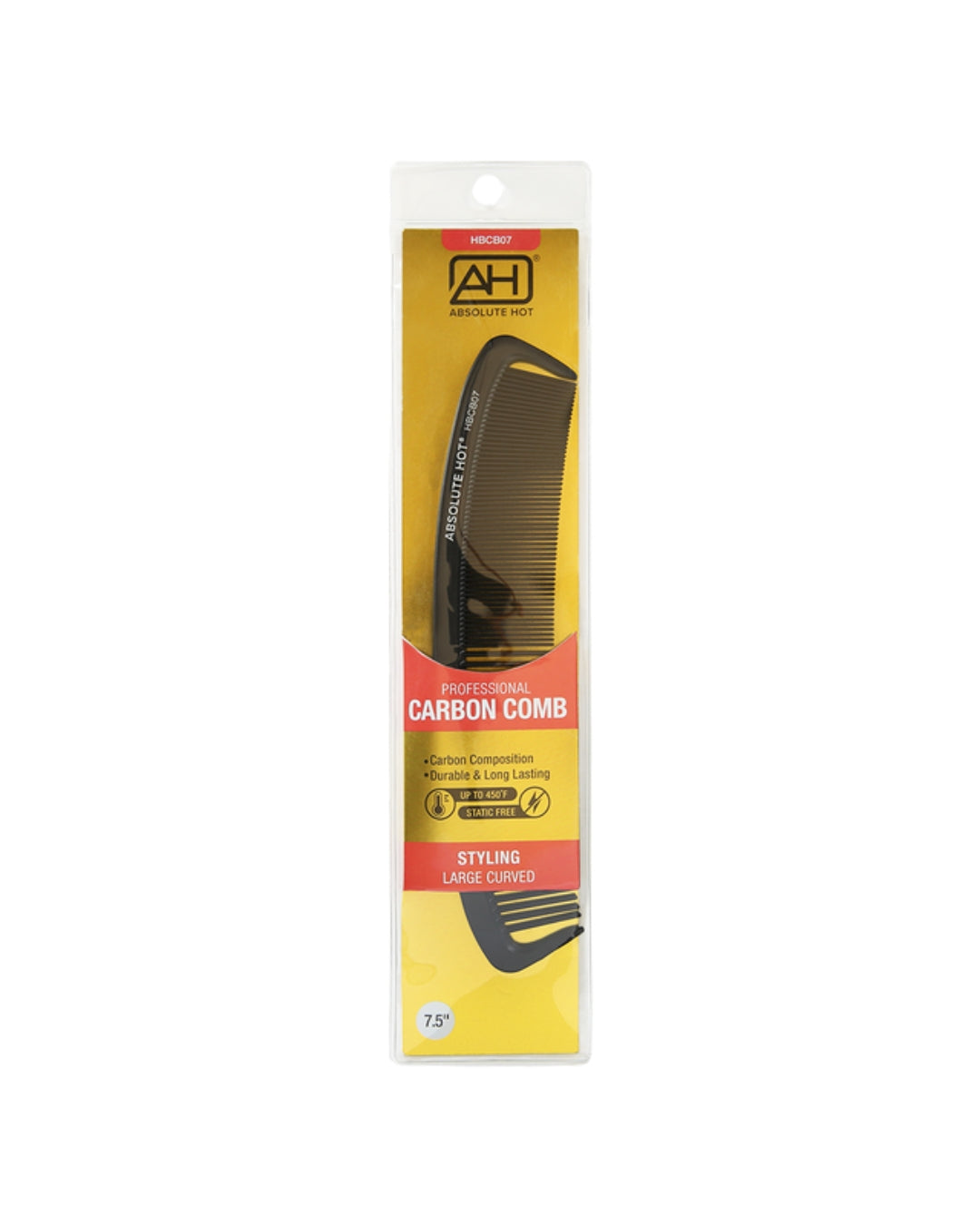 ABS AH Carbon Comb - Styling 7.5"