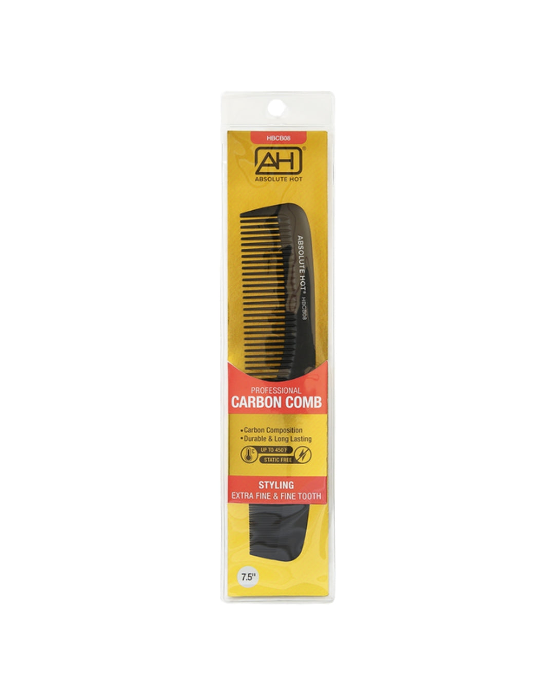 ABS AH Carbon Comb - Styling 7.5"