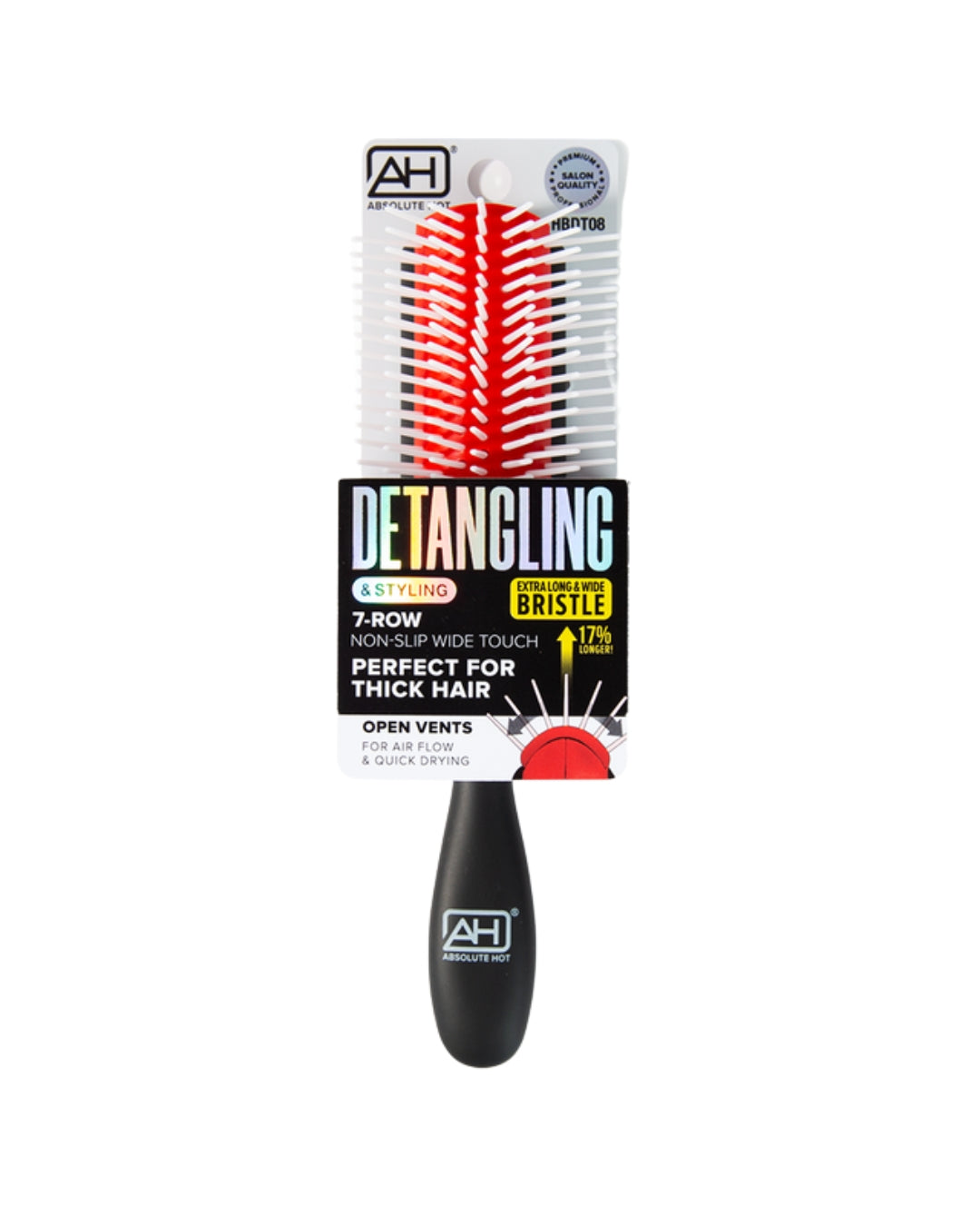 ABS AH Non-Slip Detangling Brush PRO 7 Row