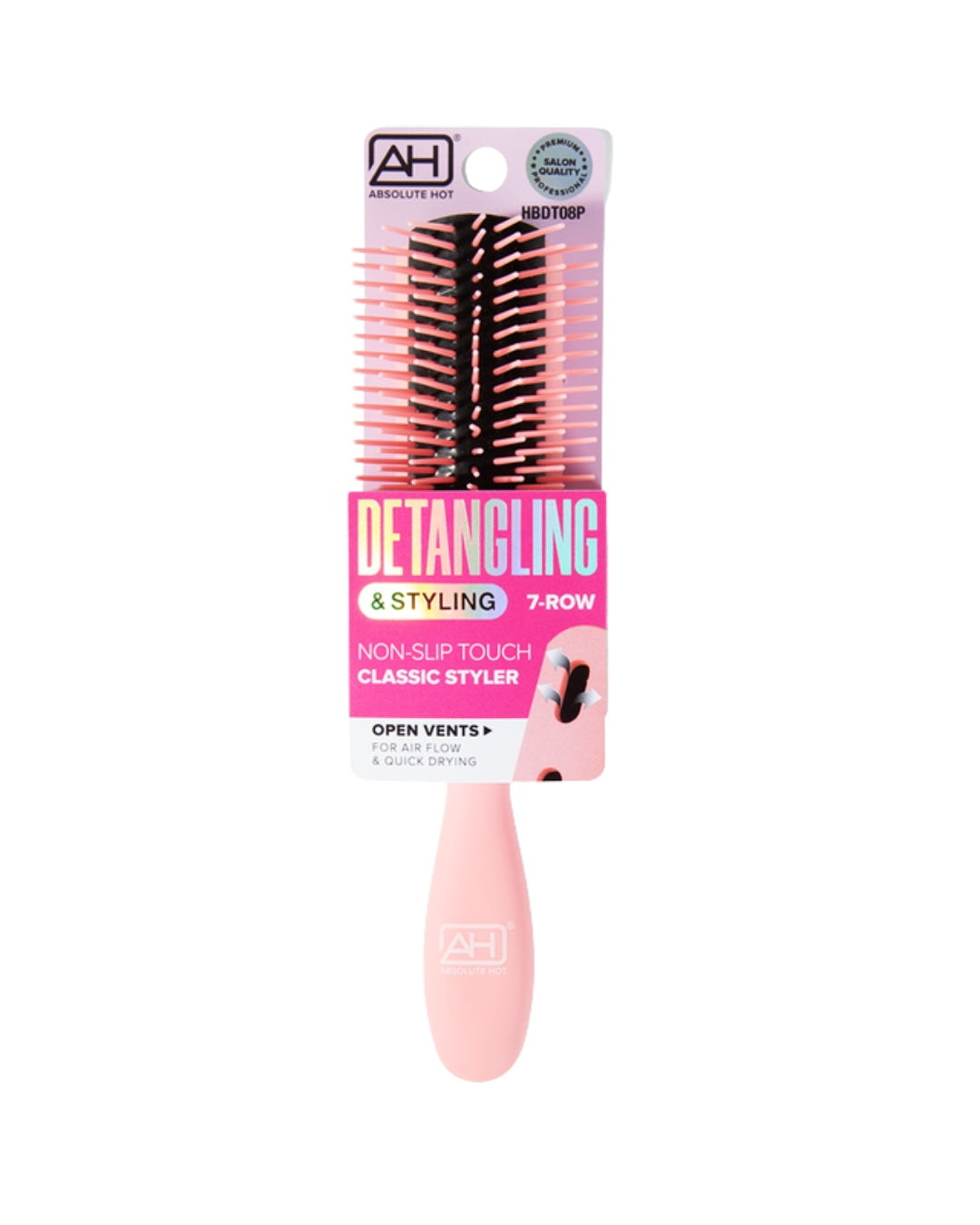 ABS AH Non-Slip Detangling Brush PRO 7 Row