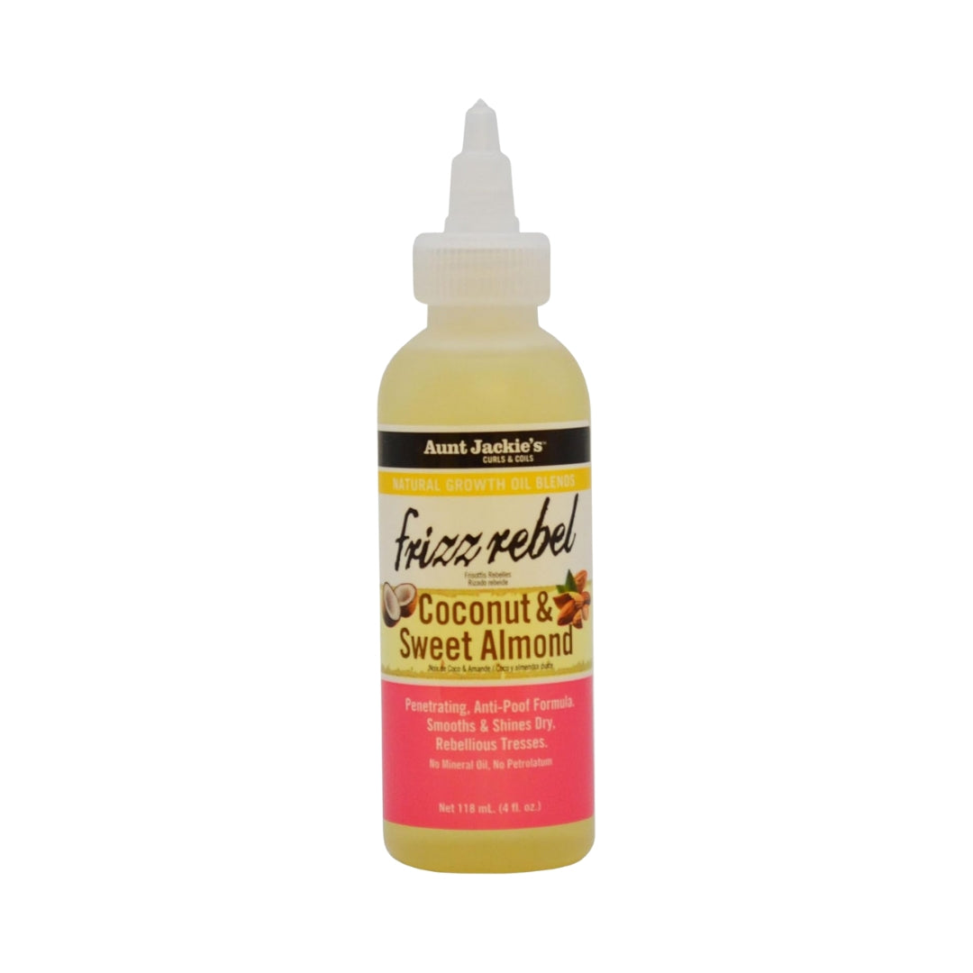 AUNT JACKIE'S Frizz Rebel Coconut & Sweet Almond Growth Oil (4oz)
