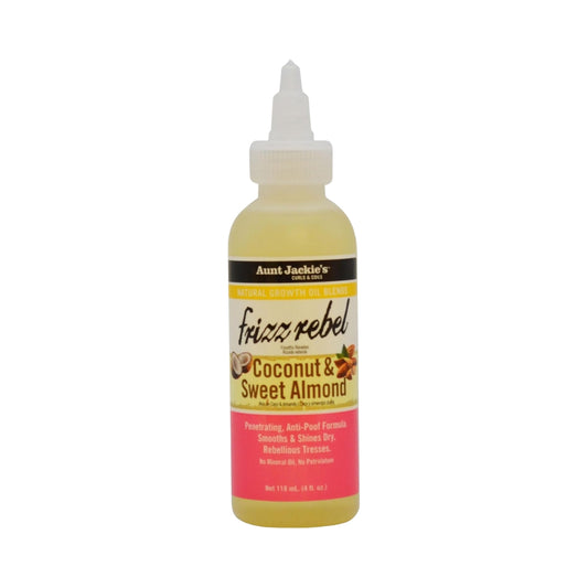 AUNT JACKIE'S Frizz Rebel Coconut & Sweet Almond Growth Oil (4oz)