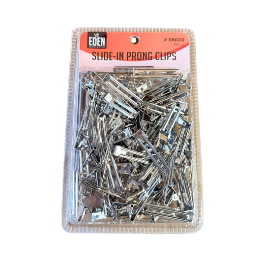 EDEN 80pc Slide-In Prong Clips - (12 pack)