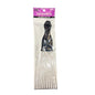 EDEN 1pc Large Fan Metal Hair Pik - Black (12 pack)