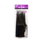 EDEN Bone Tail Comb - Black (12pcs)