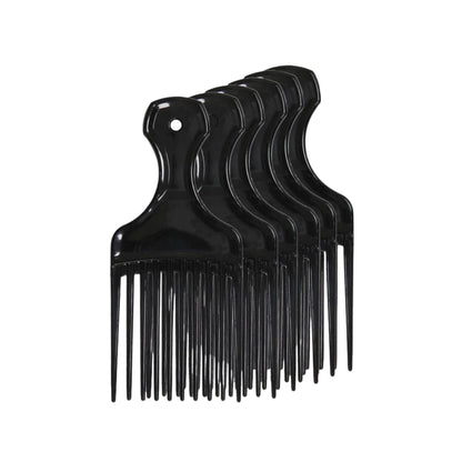 (MEDIUM) PLASTIC HAIR PIK (12pcs)