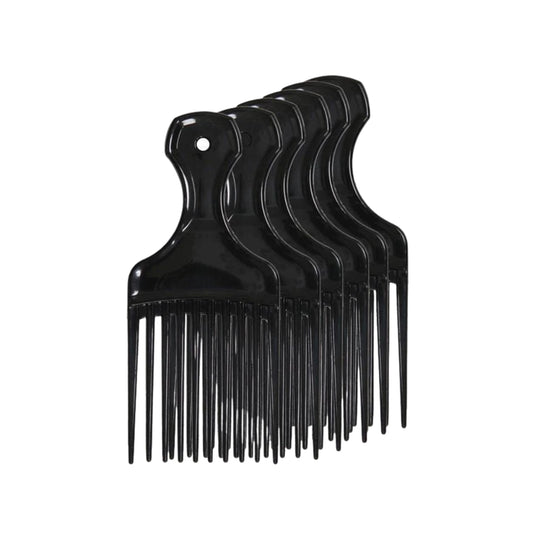 (MEDIUM) PLASTIC HAIR PIK (12pcs)