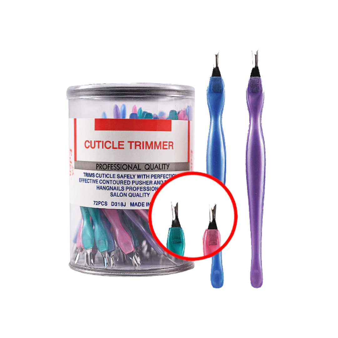 EDEN Cuticle Trimmer - Pastel Handle (72pcs)