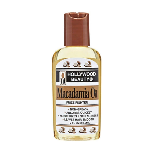 Hollywood Beauty Macadamia Oil 2oz - Case of 6