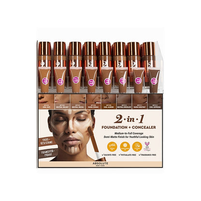 2-in-1 Foundation & Concealer SET