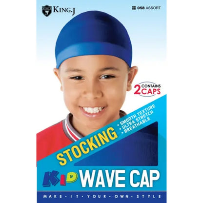 QFITT Kids Stocking Wave Caps (Pack of 12)