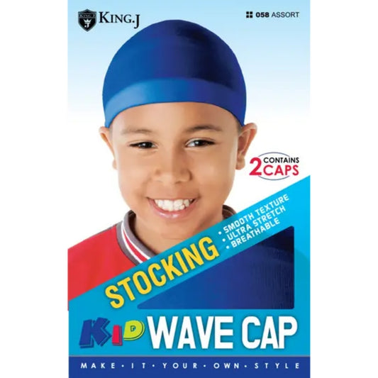 QFITT Kids Stocking Wave Caps (Pack of 12)