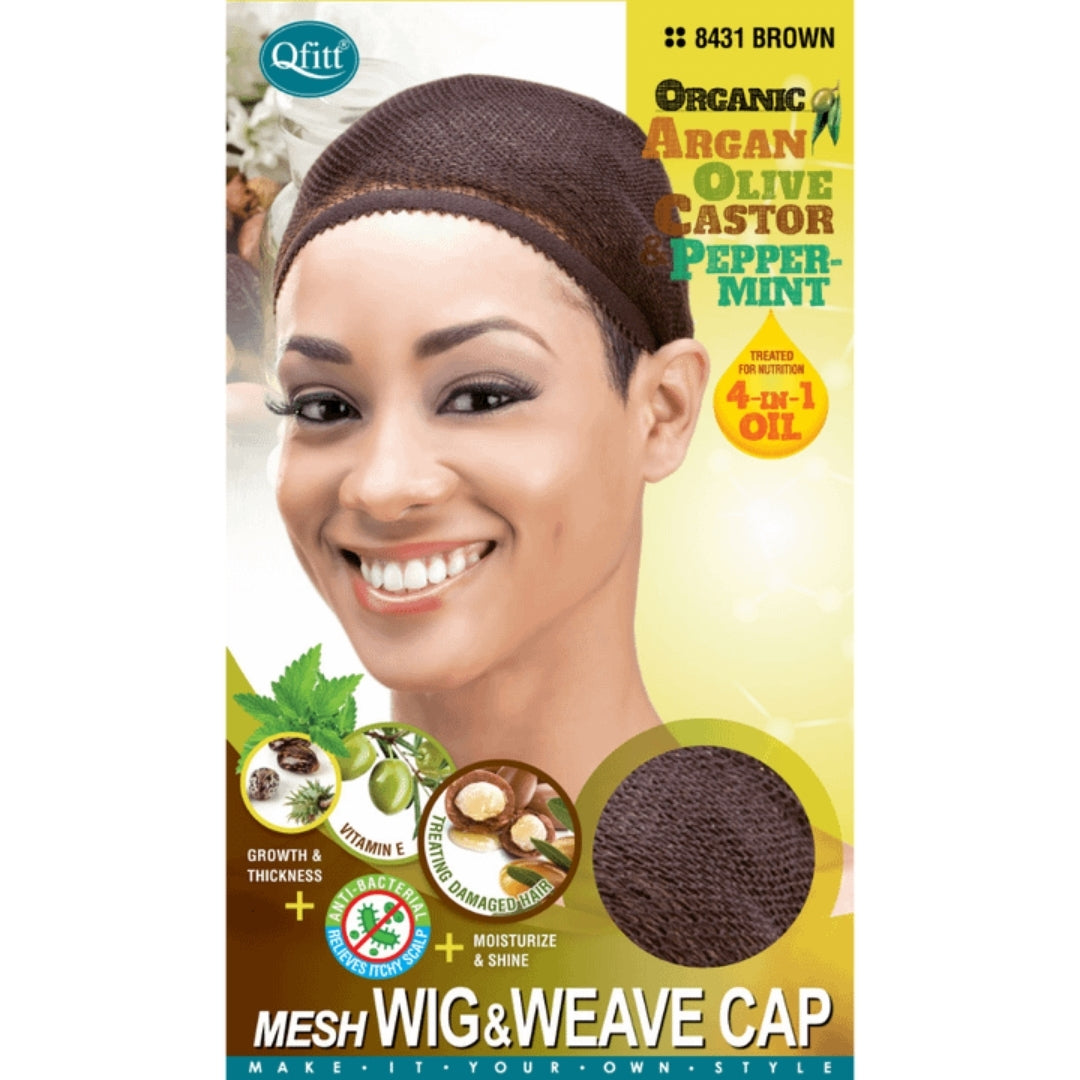 QFITT Close Top Mesh Wig & Weave Caps (Pack of 12)