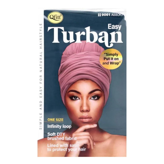 EASY TURBAN ASSORTED - (Pack of 6)