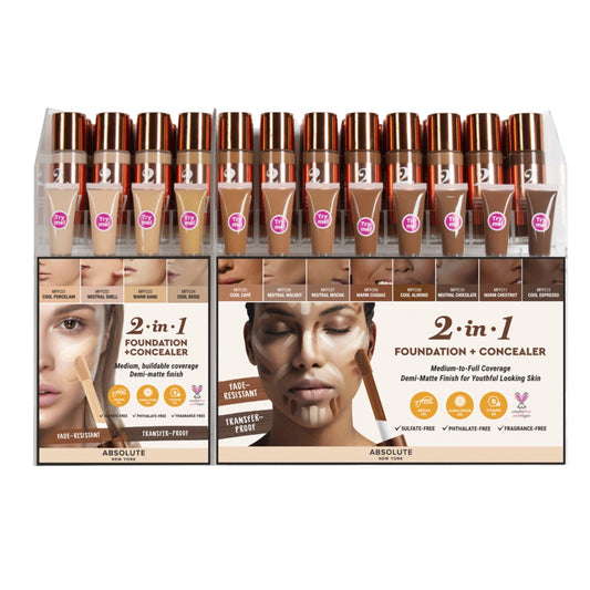 2-IN-1 Foundation & Concealer - MFFC Set