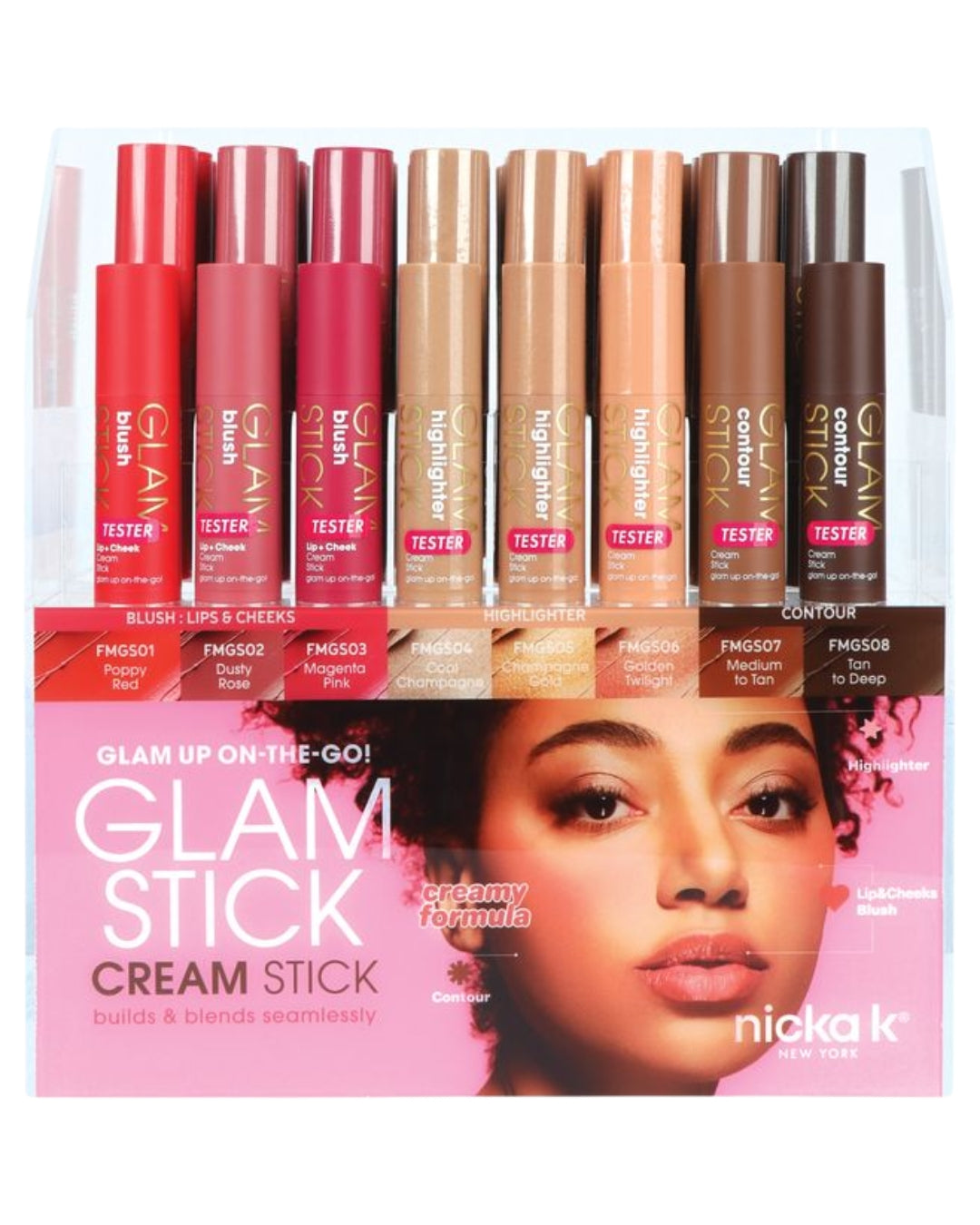 NK DISPLAY Glamstick Blush