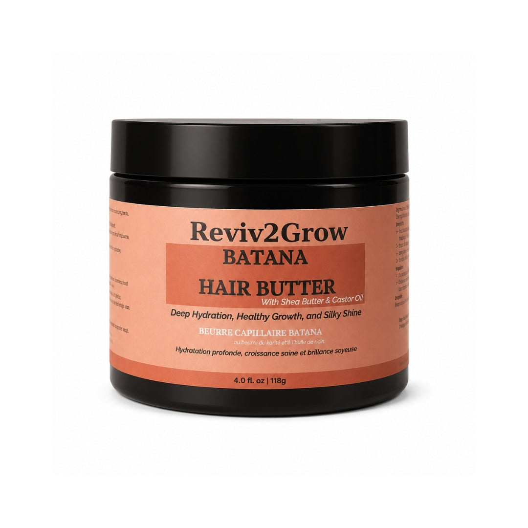 Reviv2Grow Batana Butter with Shea Butter & Castor Oil 4oz