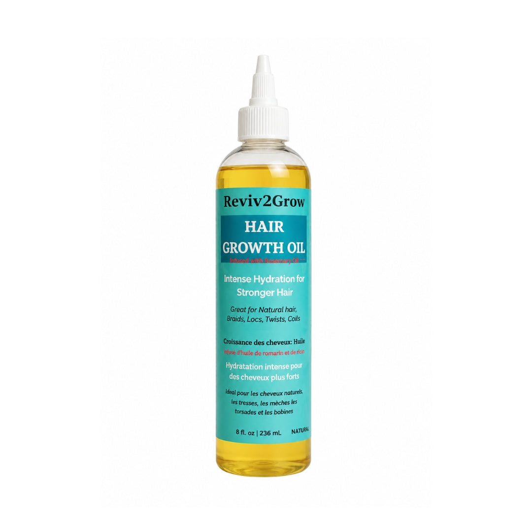 Reviv2Grow Hair Growth Oil Infused with Rosemary Oil & Biotin 8oz