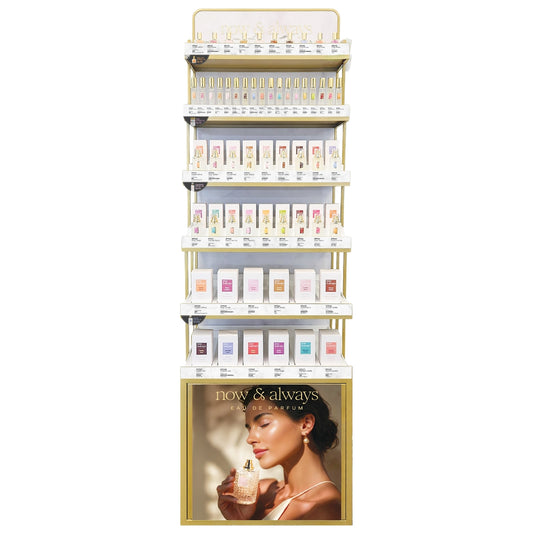 NK Now & Always Perfume Display