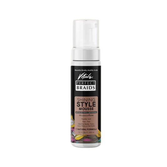 VITALE PERFECT BRAIDS Shining Style Mousse 8oz