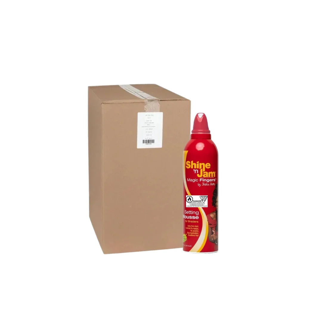 AMP Shine 'n Jam -Magic Fingers Setting Mousse 12oz