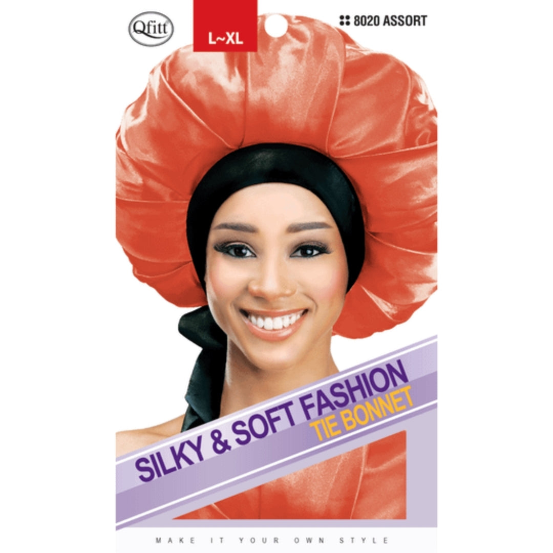 Silky Tie Bonnets