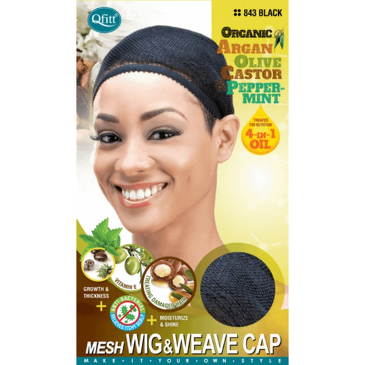 Close Top Mesh Wig & Weave Caps