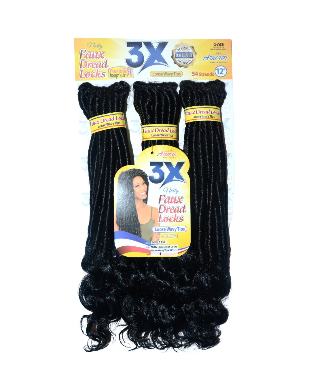 Syn. Faux Dread Locks 12"