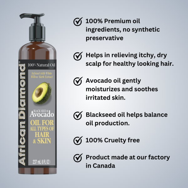 AD Blackseed & Avocado Oil 8oz - Image 4