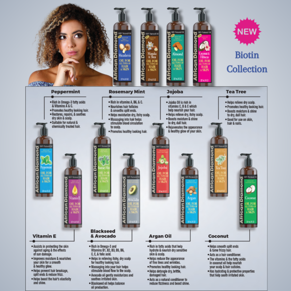AD Biotin Collection Almond infused with Aloe 8oz - Image 6