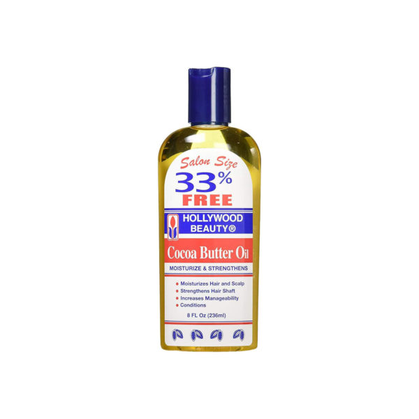 Hollywood Beauty Cocoa Butter Oil 8oz