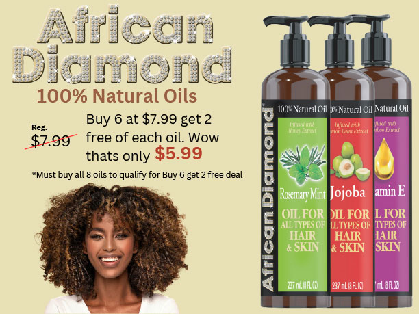 African Diamond 8 natural Oils