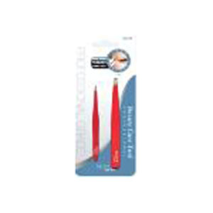 SLANT + MINI POINT TWEEZER (COMBO) - RED