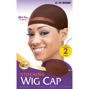 Stocking Wig Caps 2pcs - Dark Brown