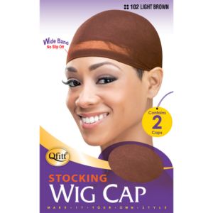 Stocking Wig Caps 2pcs - Brown