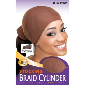 Braid Cylinder - Brown