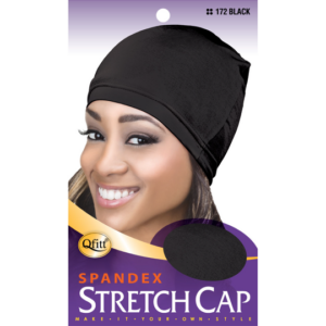 Spandex Stretch Caps  - Black