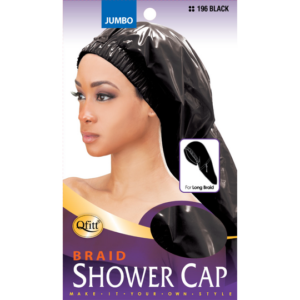 Braid Shower Caps Black