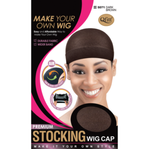 Stocking Wig Caps - Dark Brown
