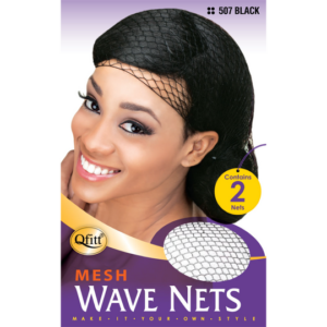 Wave Nets (Mesh) 2pcs Black